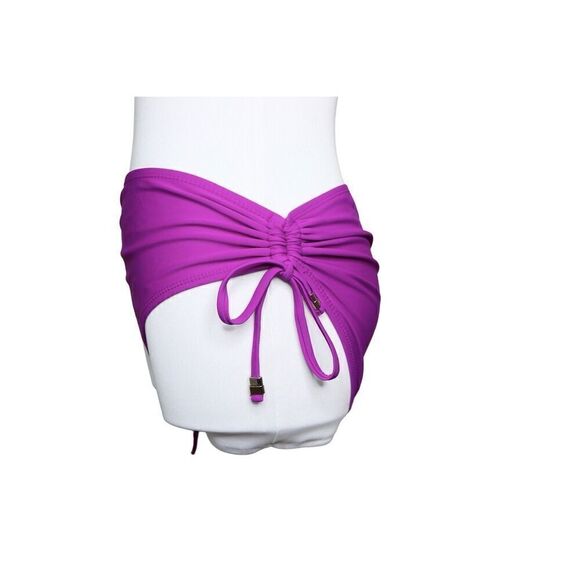 Catalina Orchid Burst Drawstring Sides Swim Hipster Bottom sz‎ MEDIUM (8-10) - Picture 2 of 10